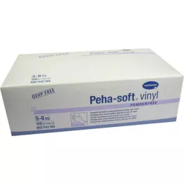 PEHA-SOFT Vinyl onderhandschoenen staalvrij, poedervrij XS, 100 st