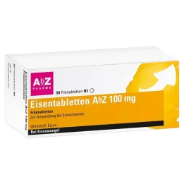 EISENTABLETTEN AbZ 100 mg filmomhulde tabletten, 50 stuks