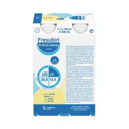 FRESUBIN PROTEIN Energie DRINK Vanille Drinkfles, 4X200 ml