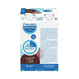 FRESUBIN PROTEIN Energie DRINK Chocolade Drank Fles 6X4X200ml