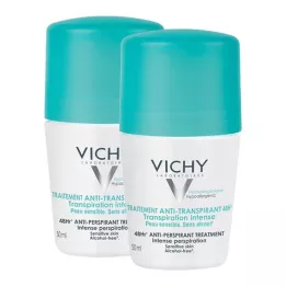 Vichy Deo roll op 48 uur, 2x50 ml
