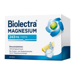 BIOLECTRA Magnesium 243 mg forte Lemon Br.-Tabl., 60 stuks