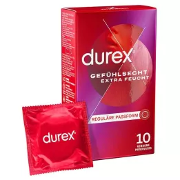 DUREX Extra vochtige condooms voelen, 10 st