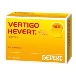 VERTIGO HEVERT SL Tabletten, 100 stuks