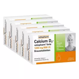 CALCIUM D3-ratiopharm forte bruistabletten, 100 stuks