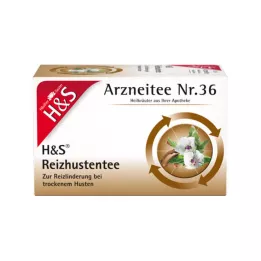 H&S Hoesttheefilterzakjes, 20X2.5 g