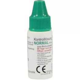 GLUCO TEST Plus controlevloeistof normaal, 4 ml
