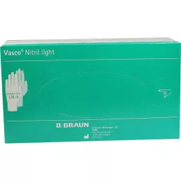 VASCO Nitril Light Investigation Gloves Gr.L, 100 st