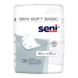 SENI Soft Basic bedbeschermingsmat 60x60 cm, 30 stuks