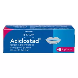 ACICLOSTAD Crème tegen koortsblaasjes, 2 g