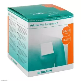 ASKINA Gaaskompressen 10x20 cm steriel, 25X2 st