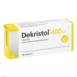 DEKRISTOL 400 IE tabletten, 100 stuks
