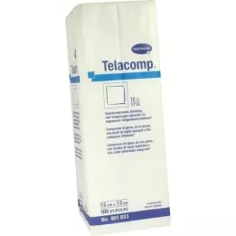 TELACOMP comprimeert 7,5x7,5 cm 12x, 100 |2| stuks |2|