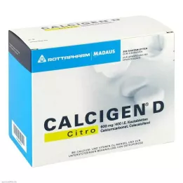 CALCIGEN D Citro 600 mg/400 I.E. kauwtabletten, 200 stuks