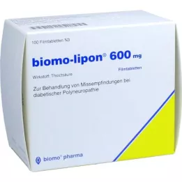 BIOMO-Lipon 600 mg film -gecoate tabletten, 100 st