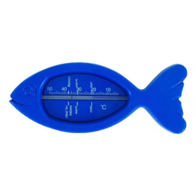 BADETHERMOMETER Vis blauw, 1 stuk