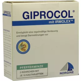 Giprocol Pepermunt Chewable Tabletten, 3x10 st