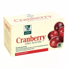CRANBERRY ACEROLA Baders filterzakken, 20 stuks