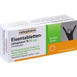 IJzertabletratiopharm N 50 mg Film-gecoate tabletten, 50 st