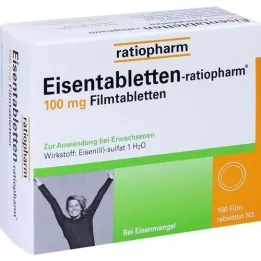 Iron tabletratiopharm 100 mg filmgecoate tabletten, 100 st