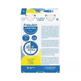 FRESUBIN 2 kcal vezels DRINK Citroen drinkfles, 4X200 ml