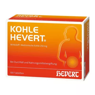 KOHLE Hevert tabletten, 100 stuks KOHLE Hevert tabletten, 100 stuks
