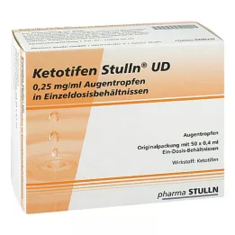 KETOTIFEN Stulln UD Oogdruppels enkelvoudige dosis pip., 50X0,4 ml