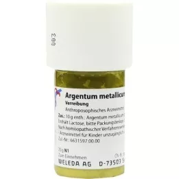 ARGENTUM METALLICUM praeparatum d 10 trituratie, 20 g