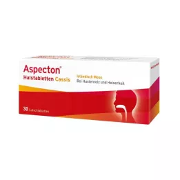 ASPECTON Keelpastilles Cassispastilles, 30 stuks