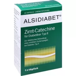 ALSIDIABET Catechines met kaneel voor diab.type II capsules, 60 |2| stuks |2|