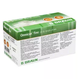 OMNICAN fijne pencanule 31 G 0,25x8 mm, 100 stuks