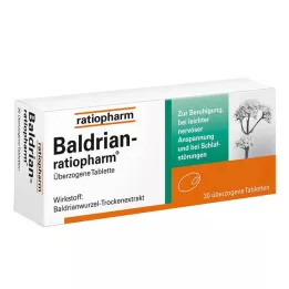 BALDRIAN-RATIOPHARM omhulde tabletten, 30 stuks