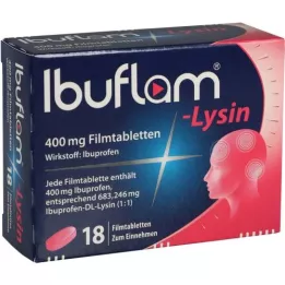 IBUFLAM-Lysin 400 mg film -gecoate tabletten, 18 st