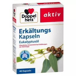 DOPPELHERZ Koude capsules eucalyptusolie, 40 stuks