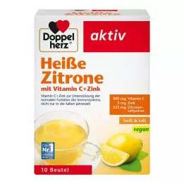 DOPPELHERZ hete citroen vitamine C + zinkkorrels, 10 stuks