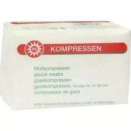 MULLKOMPRESSEN 7,5x7,5 cm niet-steriel 8-weg, 100 stuks