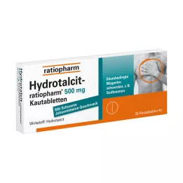 HYDROTALCIT-ratiopharm 500 mg kauwtabletten, 20 stuks
