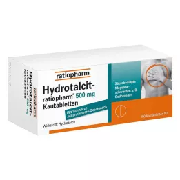 HYDROTALCIT-Ratiopharm 500 mg kauwtabletten, 100 st