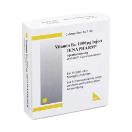 VITAMIN B12 1.000 μg Inject Jenapharm ampullen, 5 stuks