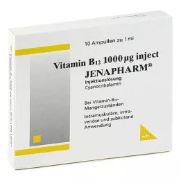 VITAMIN B12 1.000 μg Injecteer Jenapharm ampullen, 10X1 ml