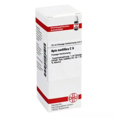 APIS MELLIFICA C 6 Verdunning, 20 ml APIS MELLIFICA C 6 Verdunning, 20 ml