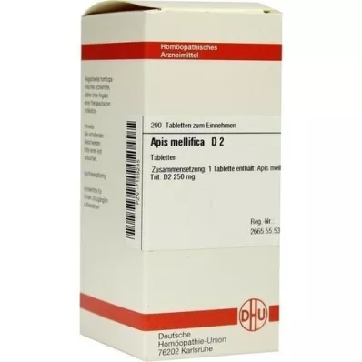 APIs Mellifica D 2, 200 st APIs Mellifica D 2, 200 st
