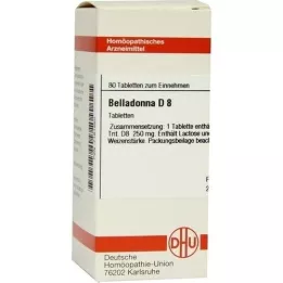 BELLADONNA D 8 tabletten, 80 st