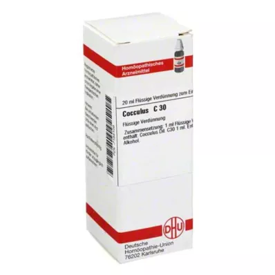 COCCULUS C 30 Verdunning, 20 ml COCCULUS C 30 Verdunning, 20 ml
