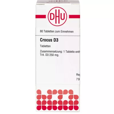 CROCUS D 3 tabletten, 80 st CROCUS D 3 tabletten, 80 st