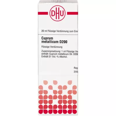 CUPRUM METALLICUM D 200 Verdunning, 20 ml