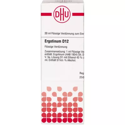 ERGOTINUM D 12 Verdunning, 20 ml