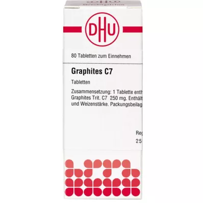 GRAPHITES C 7 tabletten, 80 st