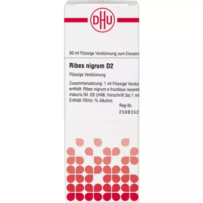 RIBES NIGRUM D 2 Verdunning, 50 ml RIBES NIGRUM D 2 Verdunning, 50 ml