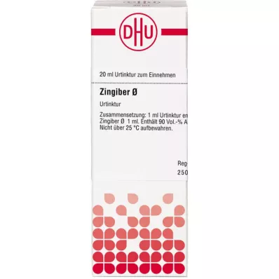 ZINGIBER Moedertinctuur, 20 ml